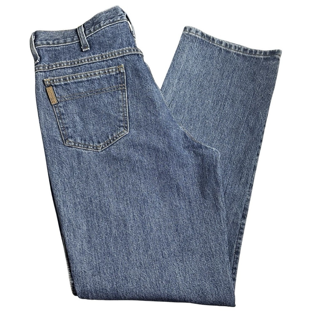 Cinch Men's Green Label Relaxed Fit Blue Western Cowboy Denim Jeans 34x32